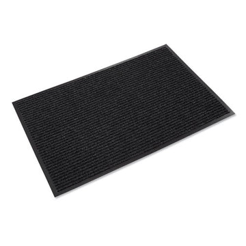 Crown Needle Rib Wipe And Scrape Mat, Polypropylene, 36 X 60, Charcoal freeshipping - TVN Wholesale